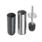 Sapho X-STEEL - Brosse de toilette à poser, inox poli XS300