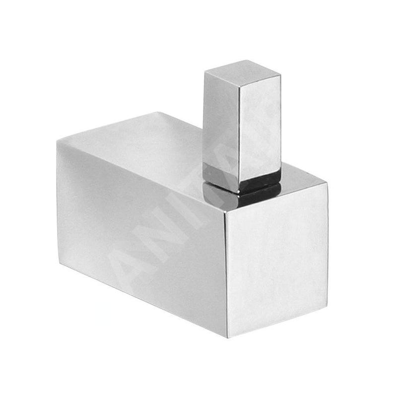 Sapho X-SQUARE - Crochet de serviette, chrome XQ202