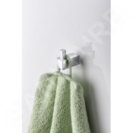 Sapho X-SQUARE - Crochet de serviette, chrome XQ202