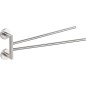 Sapho X-STEEL - Porte-serviettes rotatif, verre/inox poli XS405