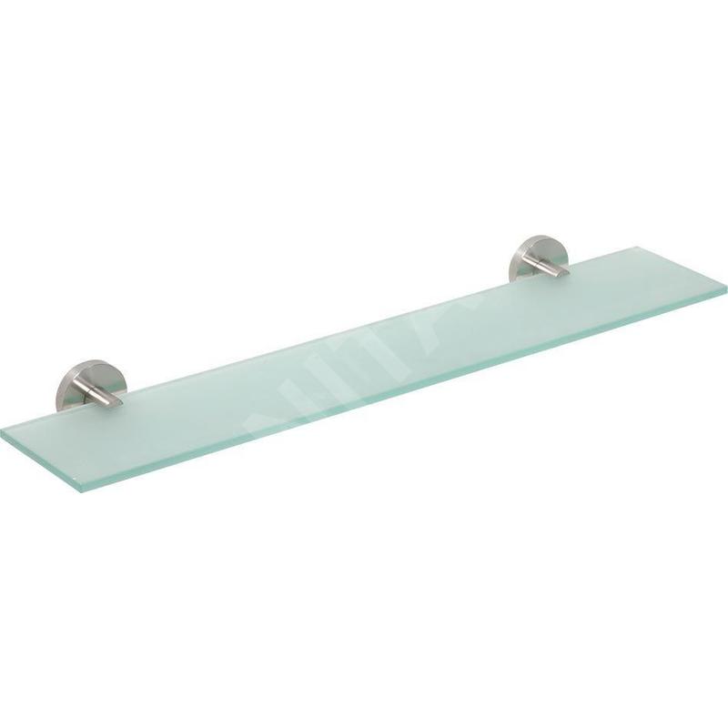Sapho X-STEEL - Étagère, longueur 600 mm, verre/inox XS601
