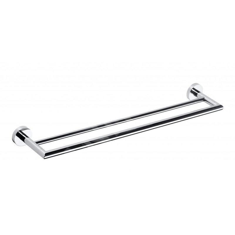 Sapho X-Round - Porte-serviettes double, longeur 655 mm, chrome XR401