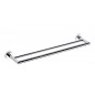 Sapho X-Round - Porte-serviettes double, longeur 655 mm, chrome XR401