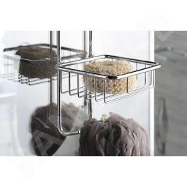 Sapho Smart - Étagère de douche suspendue, chrome XJ602