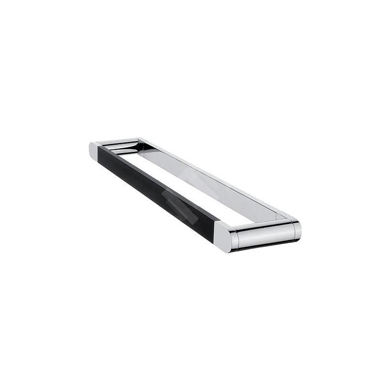Nimco Nava - Porte-serviettes, longueur 450 mm, noir mat/chrome NA 28046