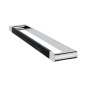 Nimco Nava - Porte-serviettes, longueur 450 mm, noir mat/chrome NA 28046