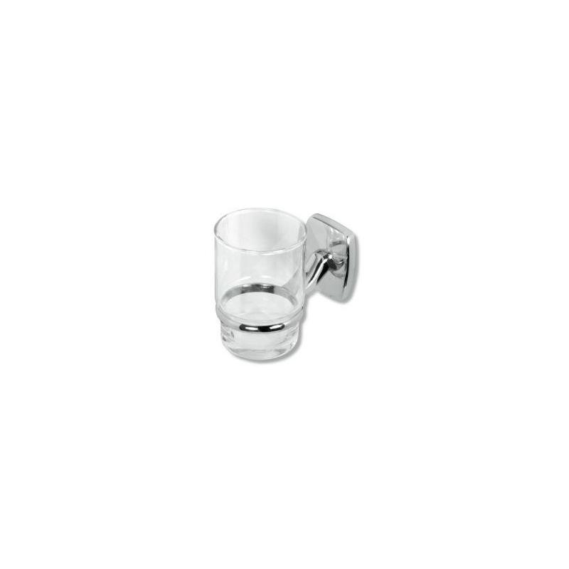 Novaservis Orfeus - Porte brosse à dents avec verre, chrome/verre 6906,0 Novaservis Orfeus - Porte brosse à dents avec verre, chrome/verre 6906,0
