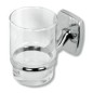 Novaservis Orfeus - Porte brosse à dents avec verre, chrome/verre 6906,0 Novaservis Orfeus - Porte brosse à dents avec verre, chrome/verre 6906,0