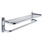 Nimco Autres - Étagère avec porte-serviettes, longueur 620 mm, inox PO 7061-18