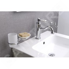 Sapho Diamond - Porte-savon, porte-verre, chrome 1317-04