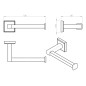 Sapho Gedy Colorado - Porte-rouleaux WC sans couvercle, chrome 6924