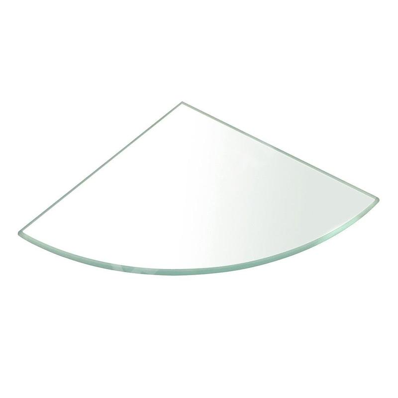 Sapho Accessoires - Tablette d'angle, verre clair 23487