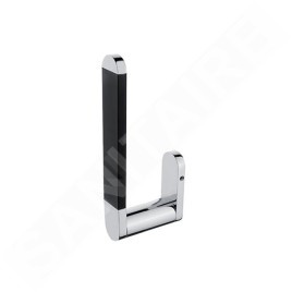 Nimco Nava - Porte papier toilette, noir mat/chrome NA 28055R