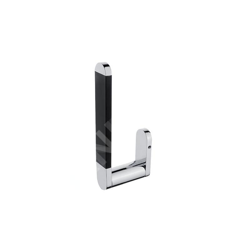 Nimco Nava - Porte papier toilette, noir mat/chrome NA 28055R