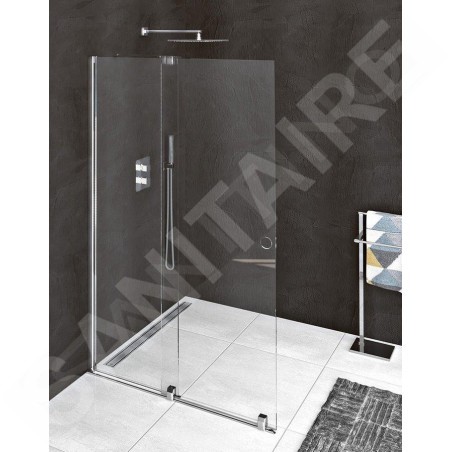 Polysan Modular Shower - Paroi de douche coulissante 1200 mm, avec coulisses, verre clair MS5-120