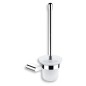 Novaservis Titania Naty - Brosse WC murale avec support, verre dépoli/chrome 66633,0 Novaservis Titania Naty - Brosse WC murale avec support, verre dépoli/chrome 66633,0