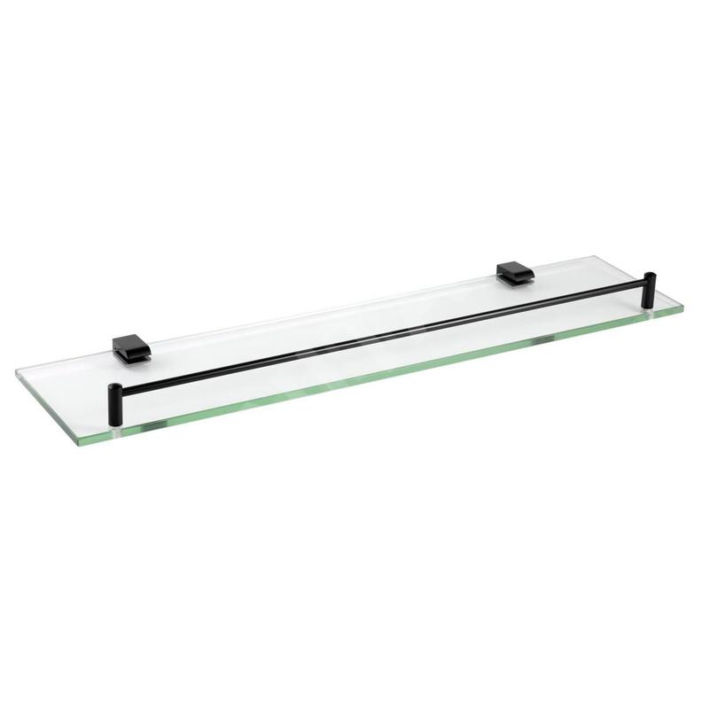 Novaservis Titania Naty - Tablette, longueur 520 mm, noir/verre 66653,5 Novaservis Titania Naty - Tablette, longueur 520 mm, noir/verre 66653,5