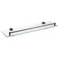 Novaservis Titania Naty - Tablette, longueur 520 mm, noir/verre 66653,5 Novaservis Titania Naty - Tablette, longueur 520 mm, noir/verre 66653,5