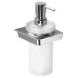 Sapho Zen - Distributeur de savon avec support, verre dépoli/chrome 161010