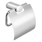 Sapho Flori - Porte-rouleaux WC avec couvercle, chrome RF007