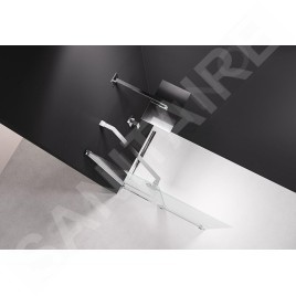 Polysan Modular Shower - Paroi de douche coulissante 1200 mm, avec coulisses, verre clair MS5-120