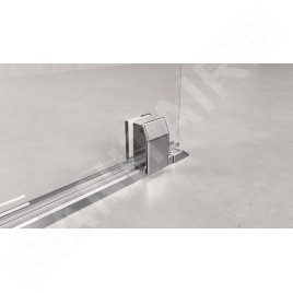 Polysan Modular Shower - Paroi de douche coulissante 1200 mm, avec coulisses, verre clair MS5-120