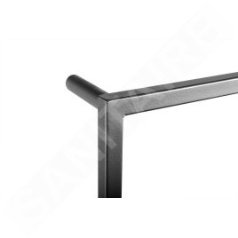 Sapho Ska - Porte-serviettes 450x1150 mm, noir mat SKA501