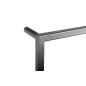 Sapho Ska - Porte-serviettes 450x1150 mm, noir mat SKA501