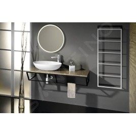 Sapho Ska - Porte-serviettes 600x1150 mm, blanc mat SKA512