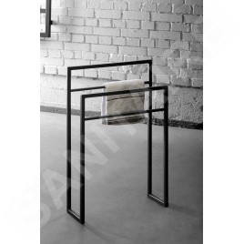 Sapho Ska - Porte-serviettes, noir mat SKA301