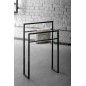Sapho Ska - Porte-serviettes, noir mat SKA301