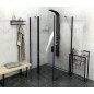 Sapho Ska - Porte-serviettes, noir mat SKA301
