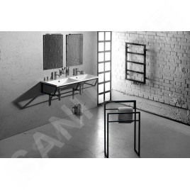 Sapho Ska - Porte-serviettes, noir mat SKA301
