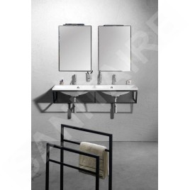 Sapho Ska - Porte-serviettes, noir mat SKA301