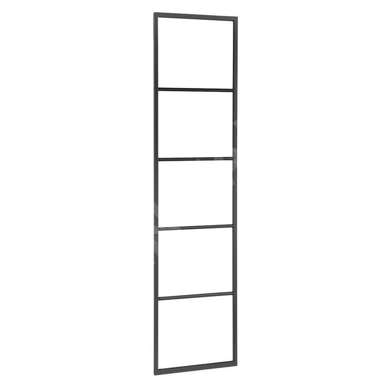 Sapho Ska - Support de serviettes 420x1700 mm, noir mat SKA551