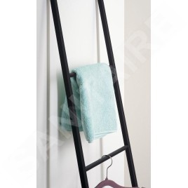 Sapho Ska - Support de serviettes 420x1700 mm, noir mat SKA551
