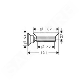 Axor Montreux - Porte-savon, chrome 42033000