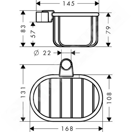 Axor Montreux - Porte-savon panier, chrome 42066000