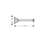Axor Montreux - Porte papier toilette, chrome 42028000