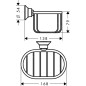 Axor Montreux - Porte-savon panier, chrome 42065000