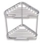 Novaservis Accessoires métalliques - Double étagère d’angle, petite, chrome 6071,0 Novaservis Accessoires métalliques - Double étagère d’angle, petite, chrome 6071,0