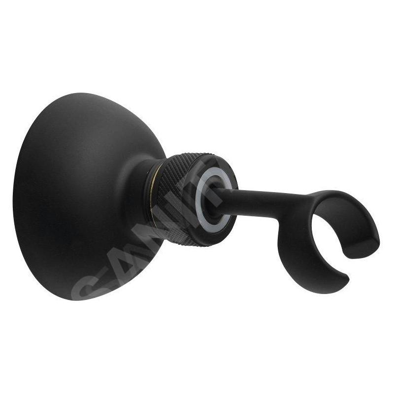 Sapho Douches - Support de douche inclinable, noir mat SUP15
