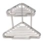 Novaservis Accessoires métalliques - Tablette d'angle double combinée, chromée 6072,0 Novaservis Accessoires métalliques - Tablette d'angle double combinée, chromée 6072,0