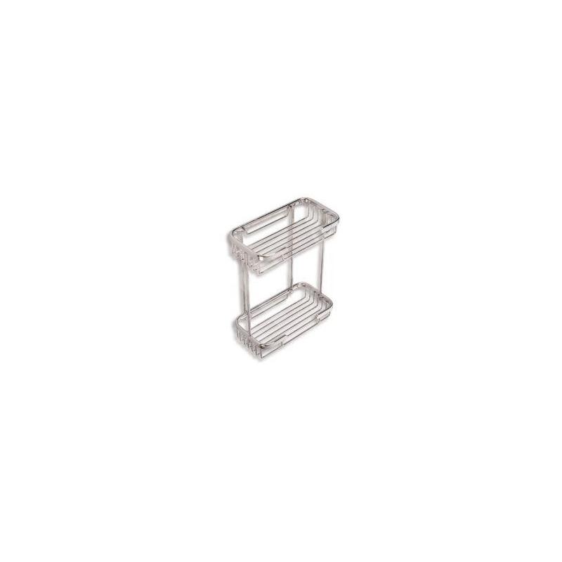 Novaservis Accessoires métalliques - Etagère double petite basse, chromée 6073,0 Novaservis Accessoires métalliques - Etagère double petite basse, chromée 6073,0
