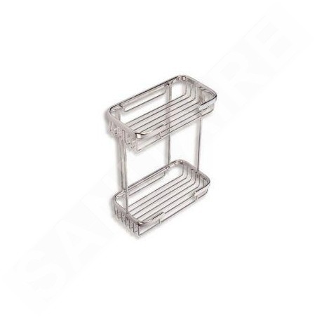Novaservis Accessoires métalliques - Etagère double petite basse, chromée 6073,0