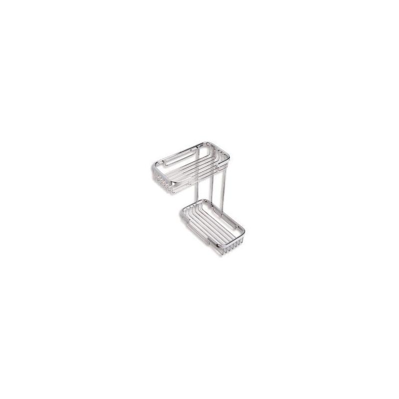 Novaservis Accessoires métalliques - Double étagère petite, de faible hauteur L, chrome 6074,0 Novaservis Accessoires métalliques - Double étagère petite, de faible hauteur L, chrome 6074,0