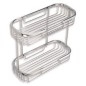 Novaservis Accessoires métalliques - Double étagère en fil de fer, chromée 6075,0 Novaservis Accessoires métalliques - Double étagère en fil de fer, chromée 6075,0
