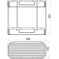 Novaservis Accessoires métalliques - Double étagère en fil de fer, chromée 6075,0 Novaservis Accessoires métalliques - Double étagère en fil de fer, chromée 6075,0