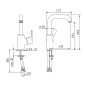Hansa Primo - Mitigeur de lavabo, chrome 49552203 Hansa Primo - Mitigeur de lavabo, chrome 49552203