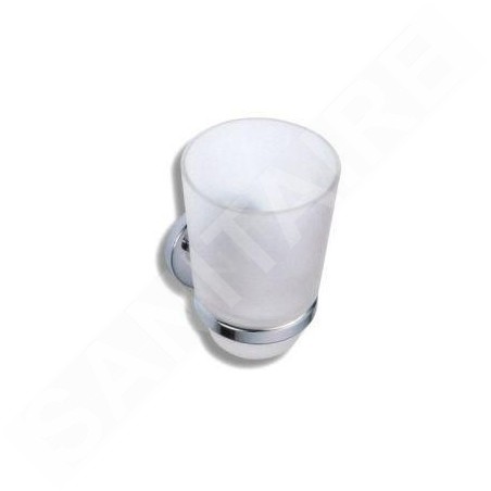 Novaservis Metalia 1 - Porte-verre, chrome/verre 6106,0